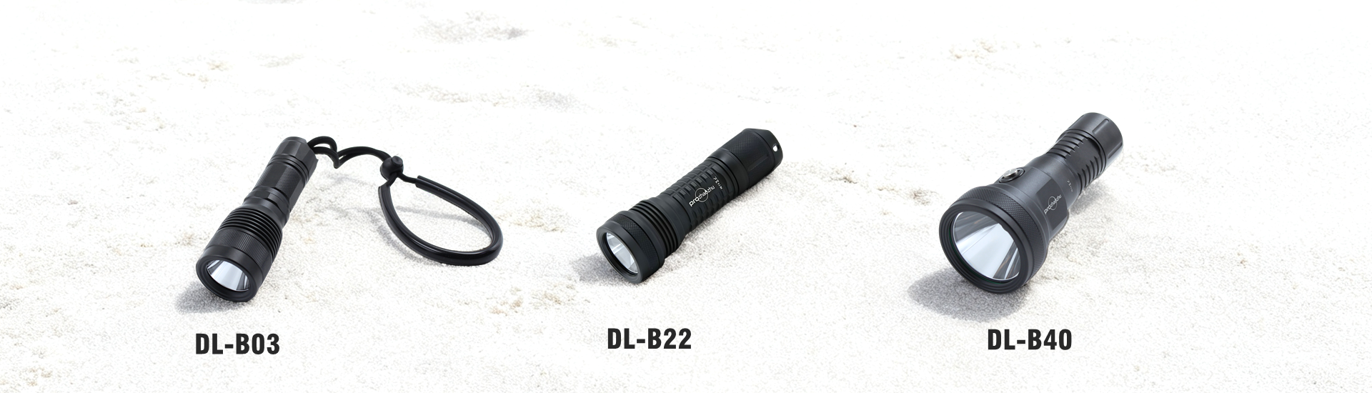 Strong LED Scuba Diving Flashlight