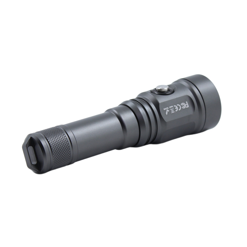 DL-B50-PLUS-BG LED Diving Flashlight,2500 Lumen Tight Beam,USB-C charging 21700 Li-ion,IP68 100 Depth Rating